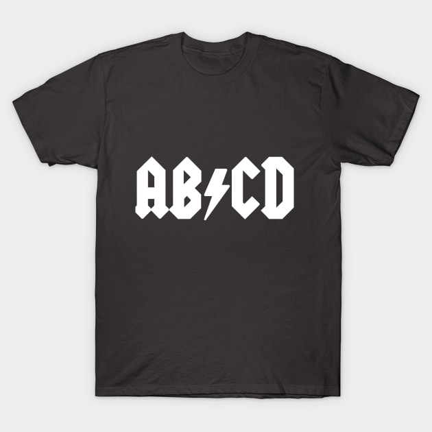 AB/CD T-Shirt by Cisne Negro